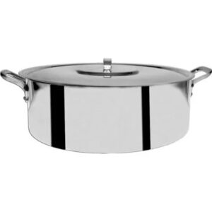 Budinera de aluminio triple fuerte de 50cm con capacidad de 33lt