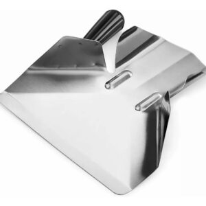 Cucharón inoxidable para embolsar papas fritas color gris
