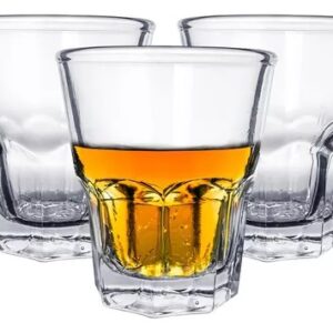 Set de 24 vasos tequileros siena dof de 45ml color cristalino