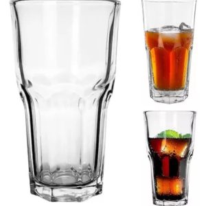 Juego de 24 Vasos de Vidrio Estilo SIENA